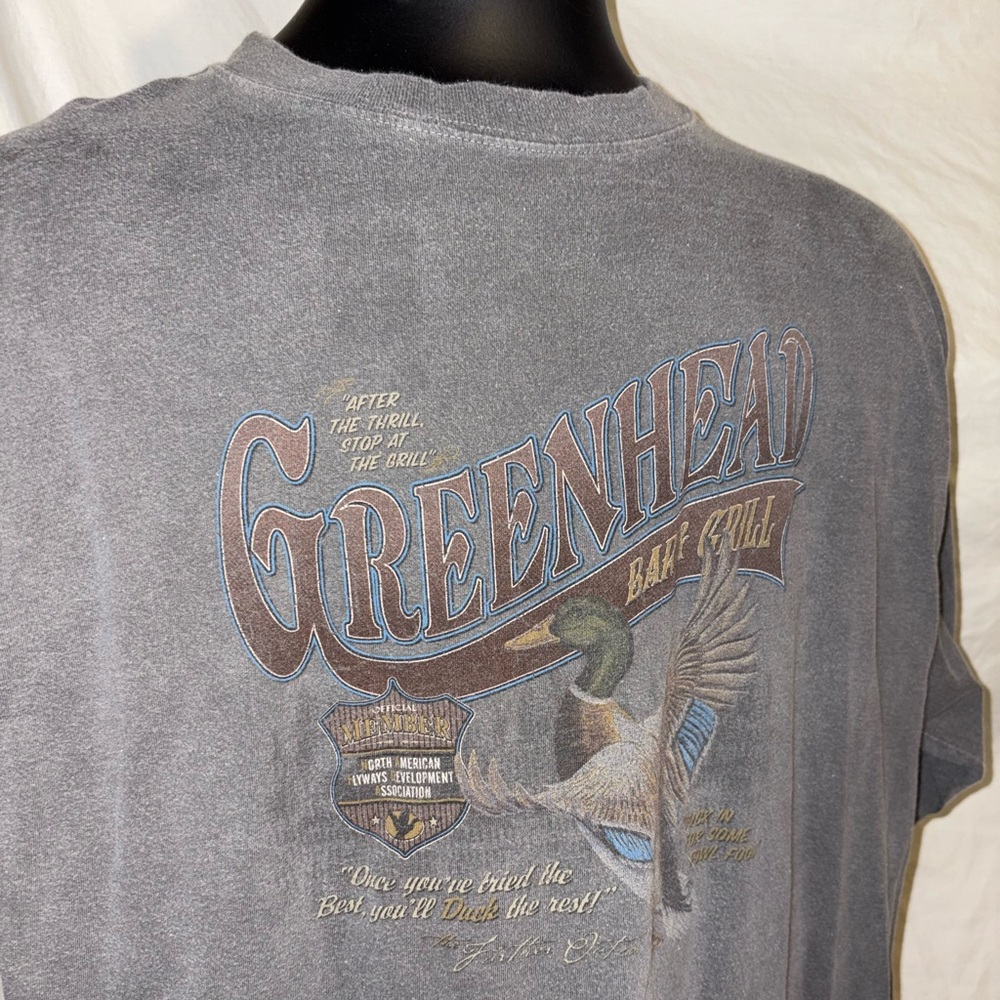 Greenhead Bar & Grill Vintage T-Shirt Size XL 100% Cotton Further Out Tag
